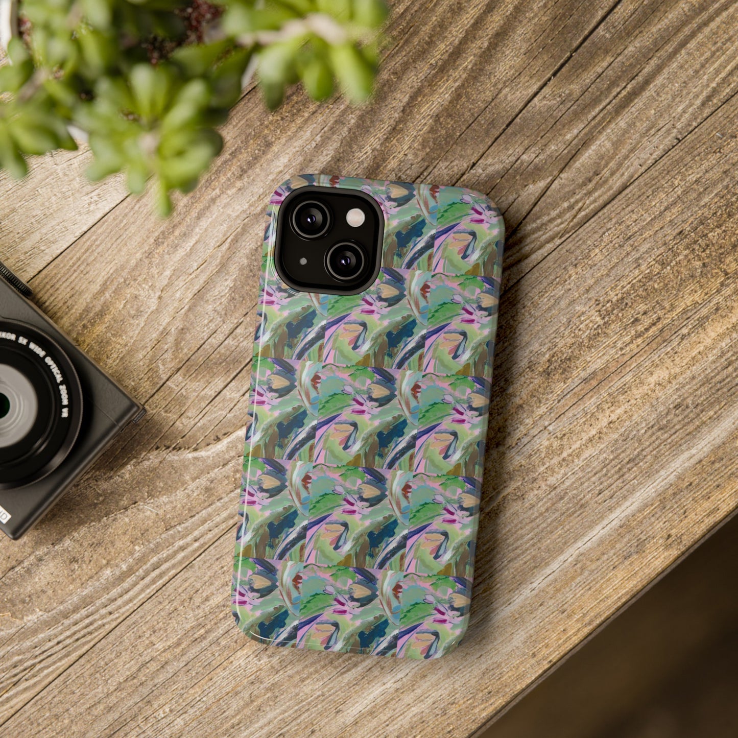 Abstract Floral - Tile Pattern Phone Case