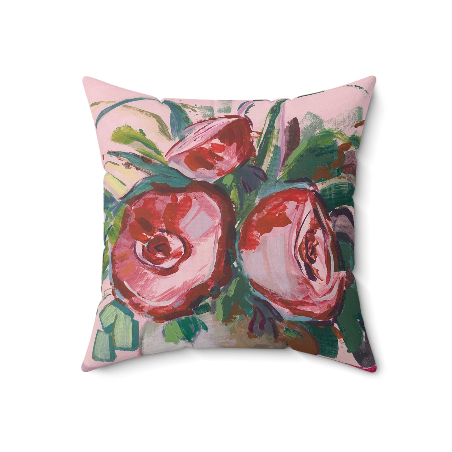 Pink, Please! - Square Throw Pillow