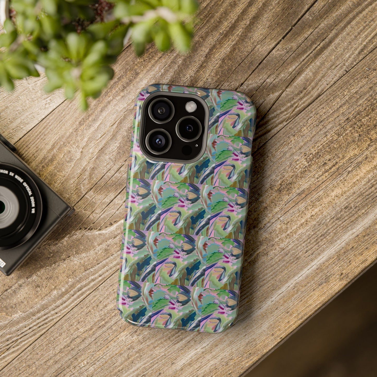 Abstract Floral - Tile Pattern Phone Case