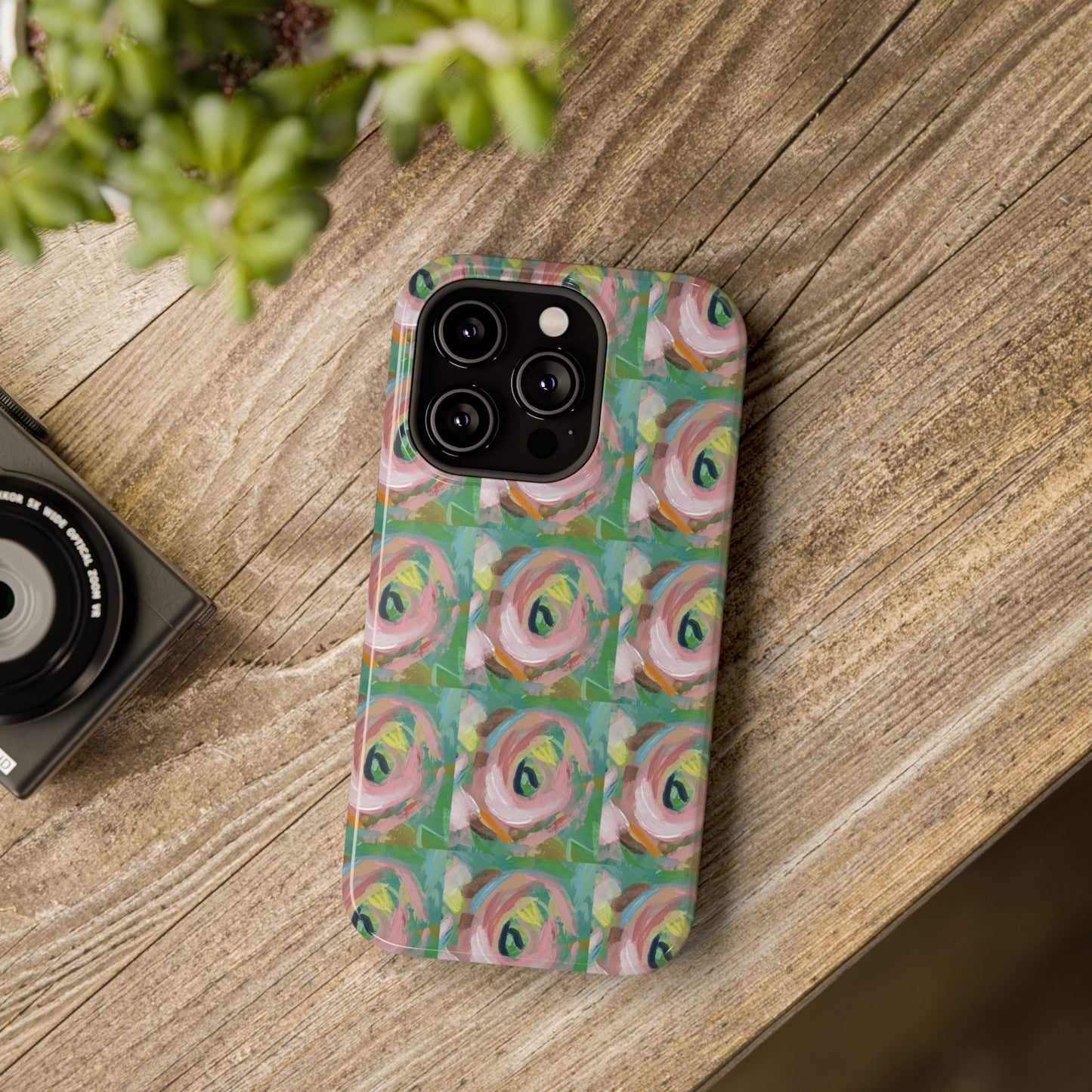 Cottage Rose - Tile Pattern Phone Case