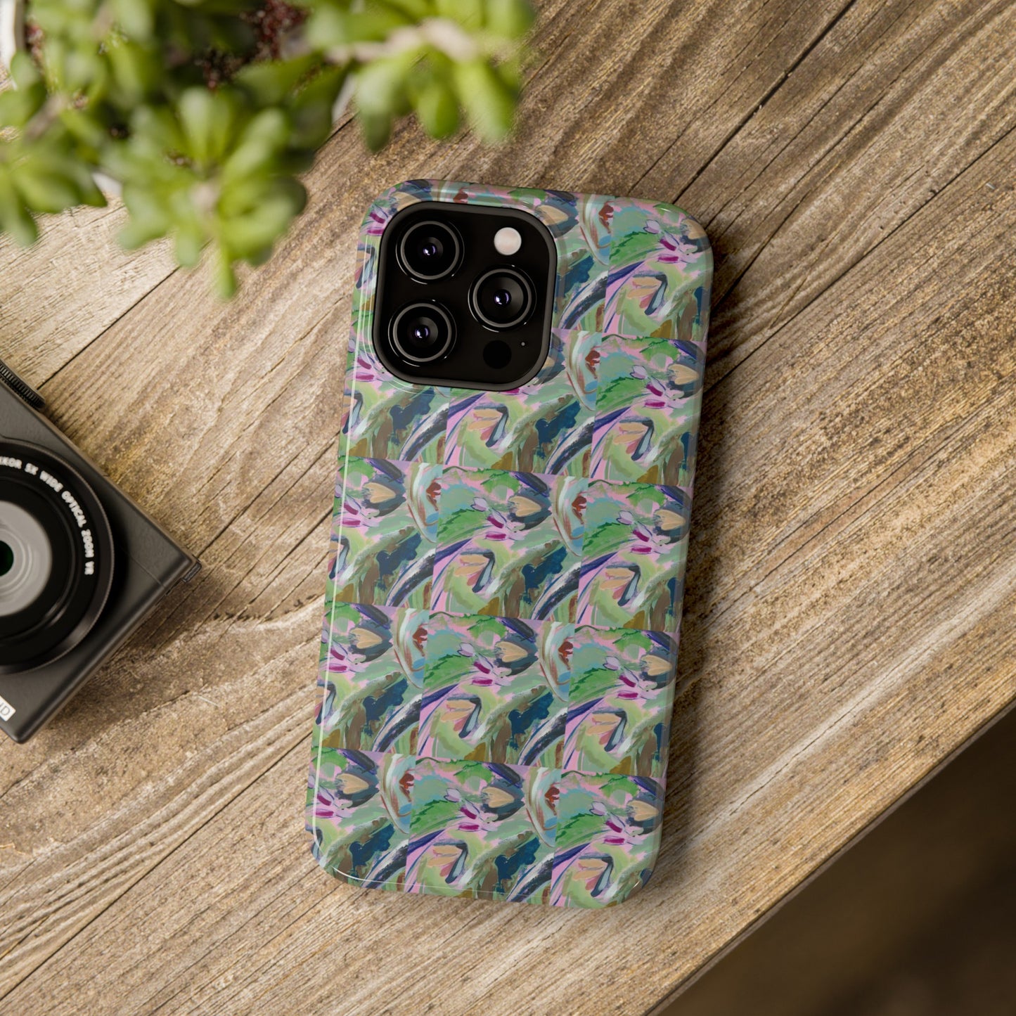 Abstract Floral - Tile Pattern Phone Case