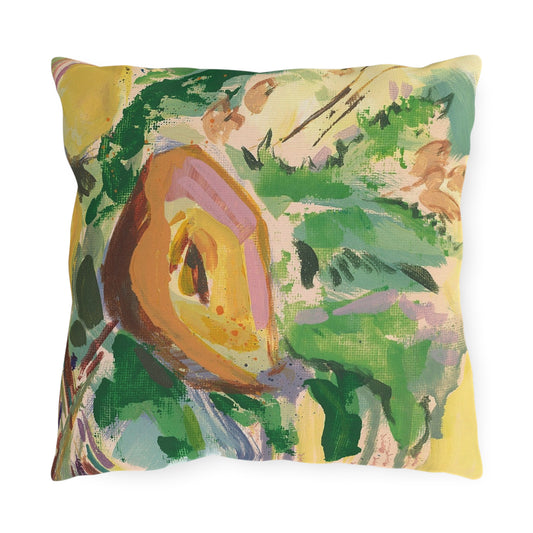 Cheery Yellow - Outdoor Pillow