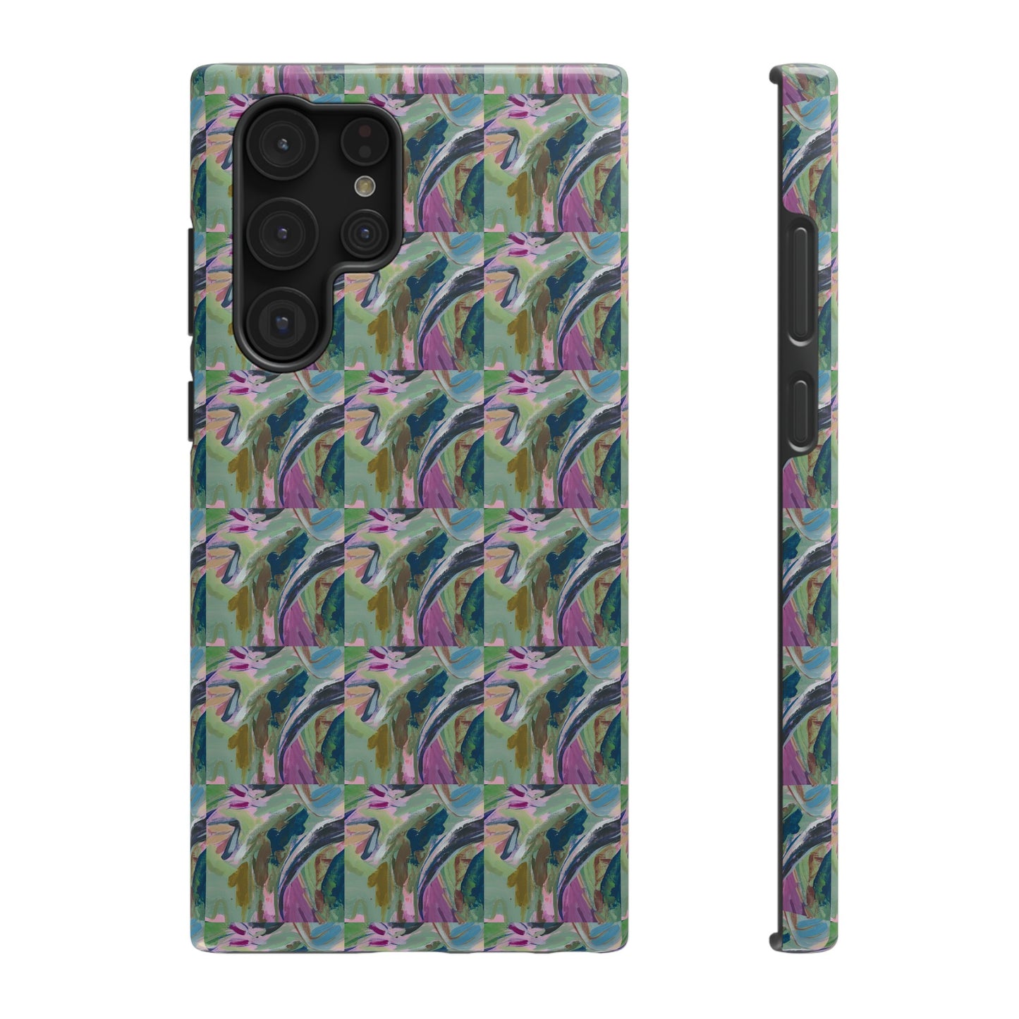 Abstract Floral - Tile Pattern Phone Case