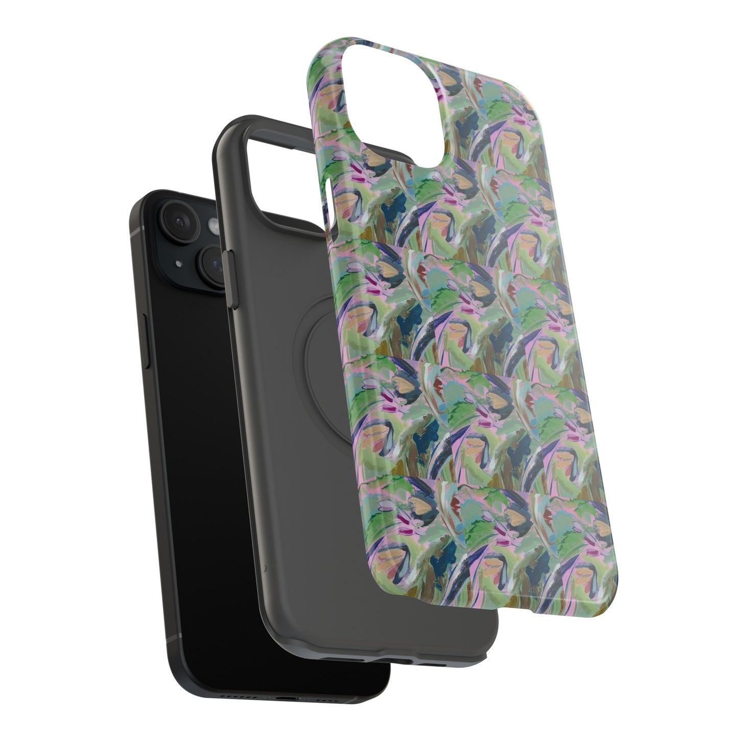 Abstract Floral - Tile Pattern Phone Case