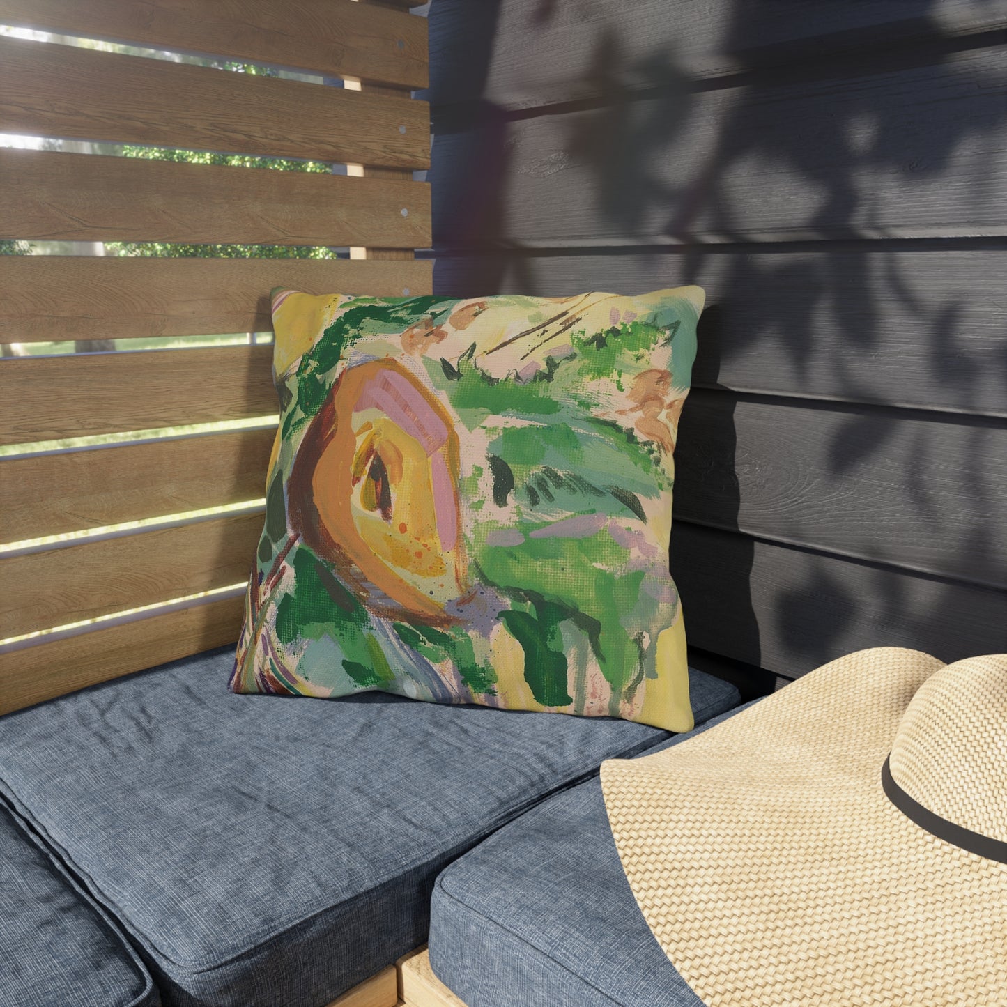 Cheery Yellow - Outdoor Pillow