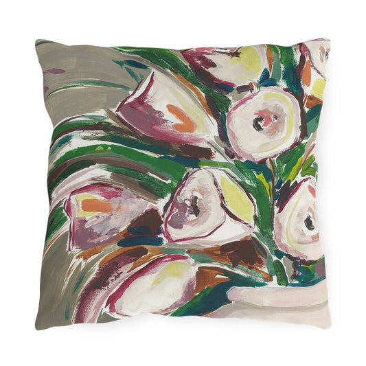 Springtime Bouquet - Outdoor Pillow