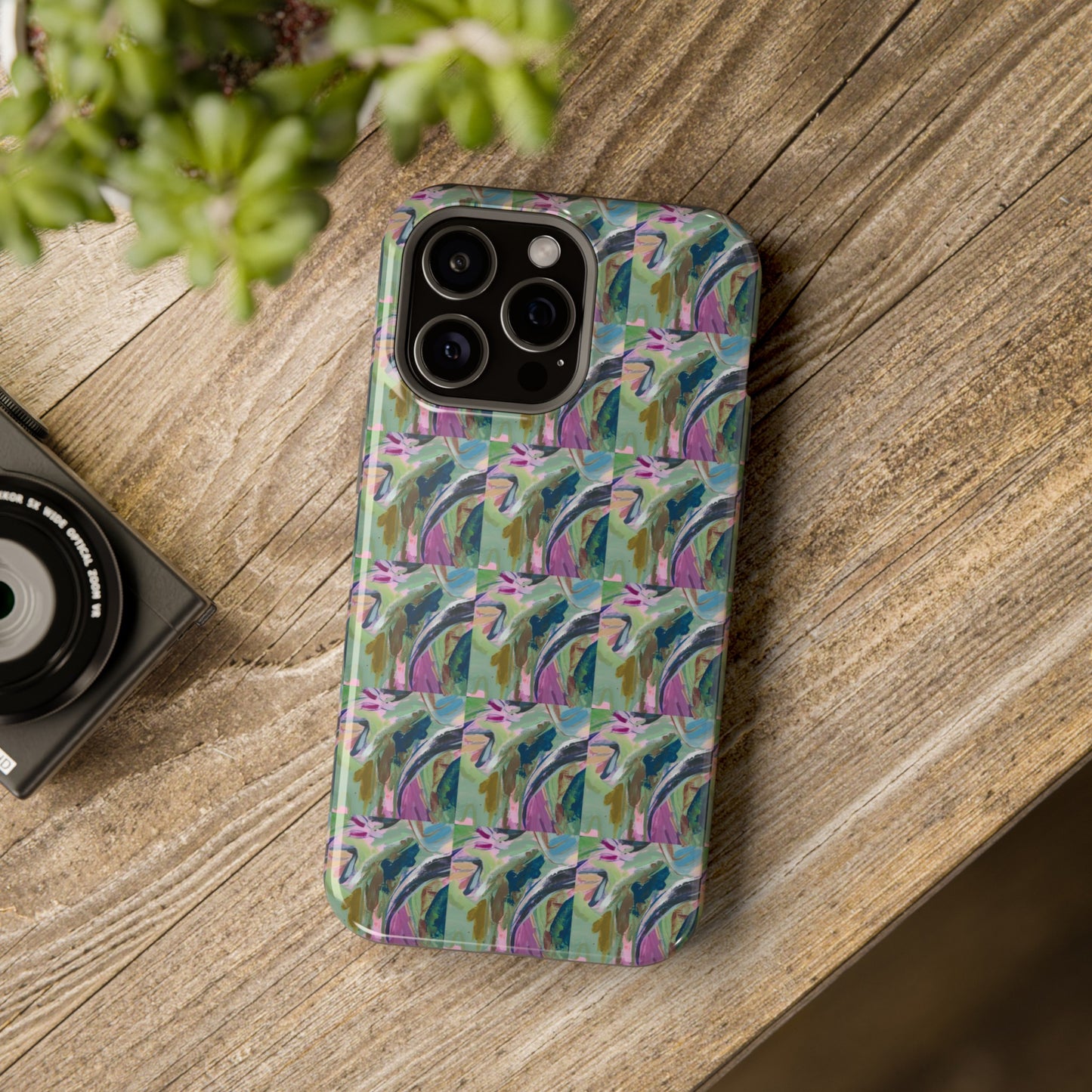 Abstract Floral - Tile Pattern Phone Case