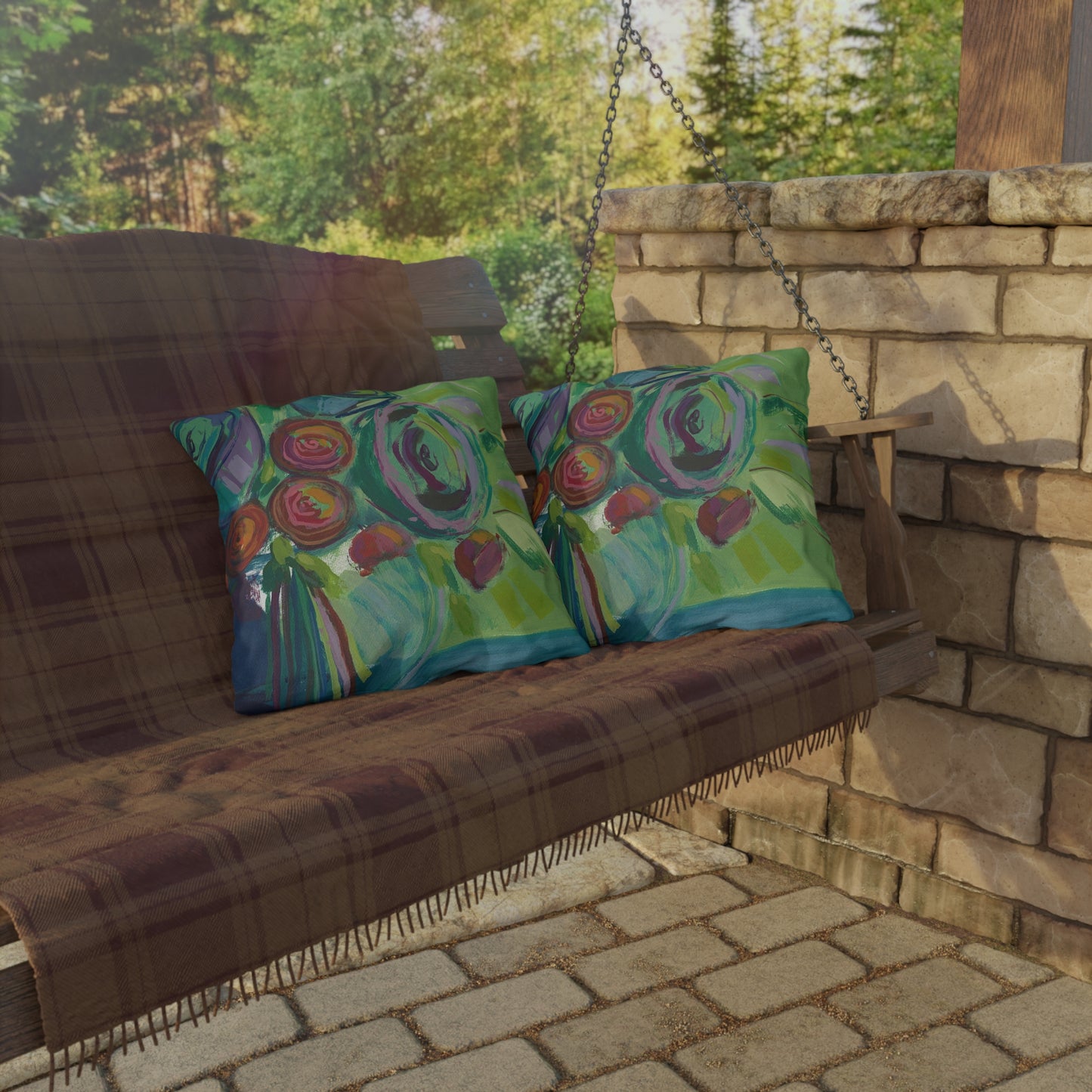 Green, But Not With Envy - Outdoor Pillow