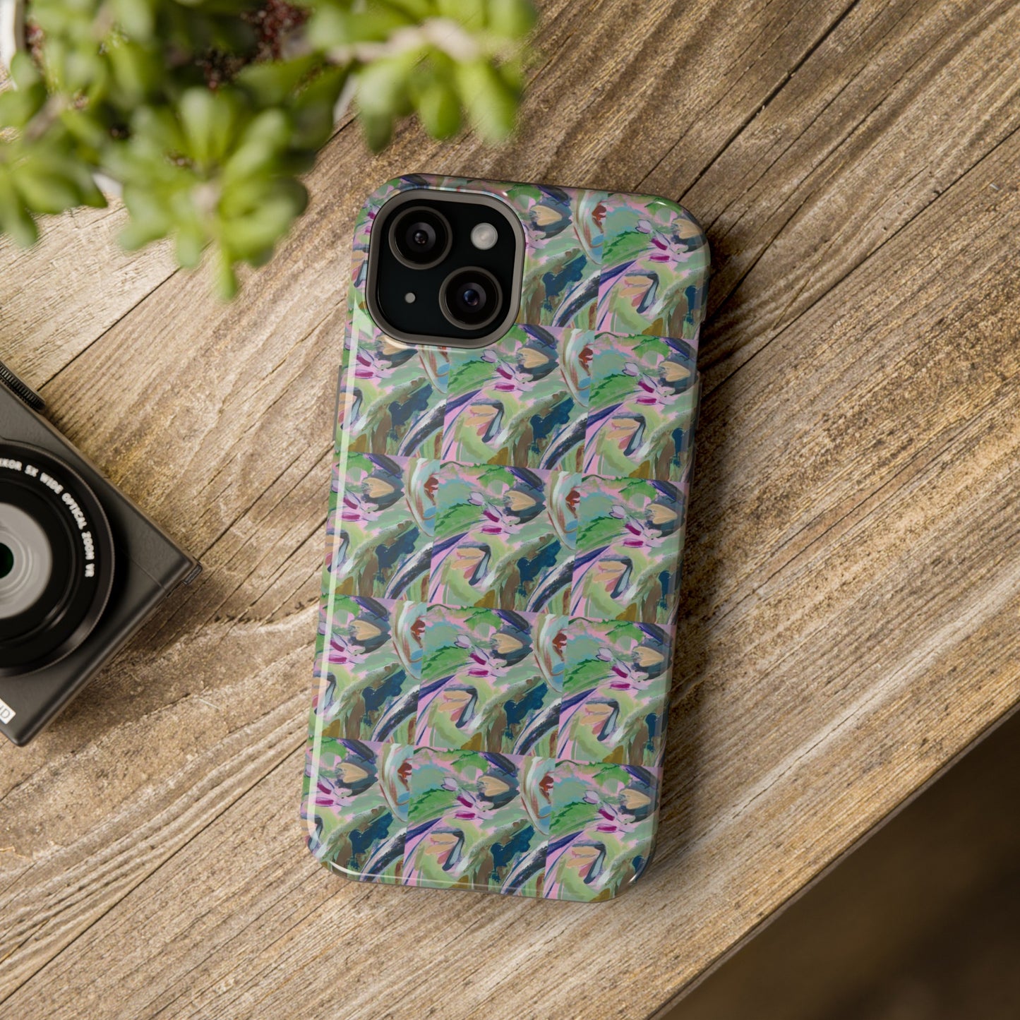 Abstract Floral - Tile Pattern Phone Case