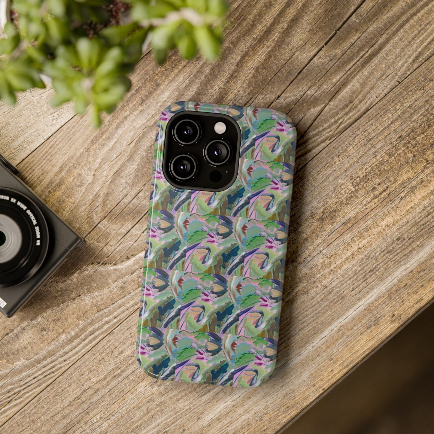 Abstract Floral - Tile Pattern Phone Case