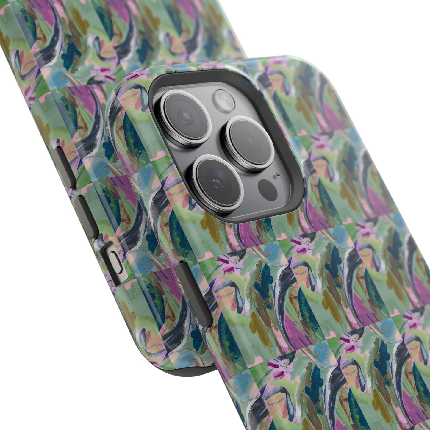 Abstract Floral - Tile Pattern Phone Case