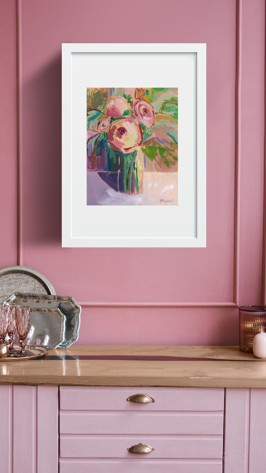 Freshly Picked - Textured Watercolor Matte Print