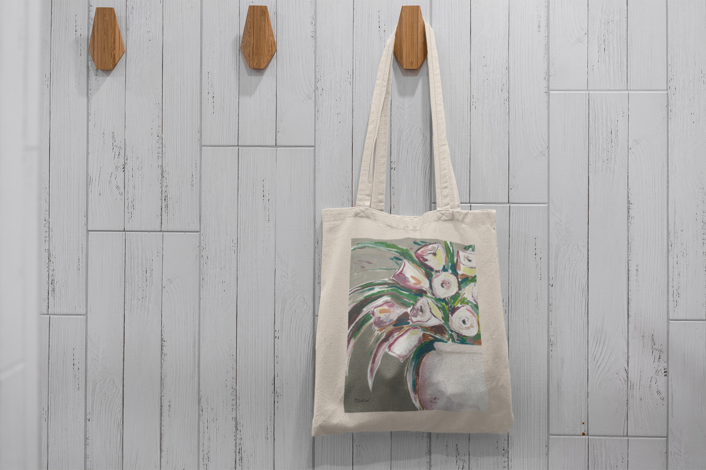 Springtime Bouquet - Go-to Canvas Tote