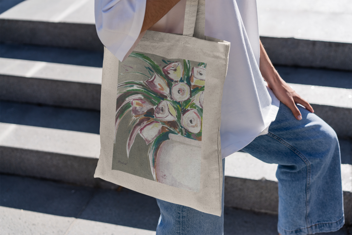 Springtime Bouquet - Go-to Canvas Tote